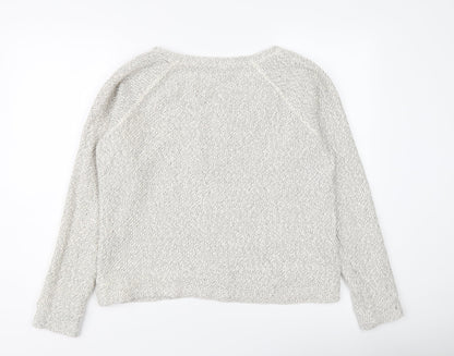 Womens UK Size 16 M&Co Grey Pullover Jumper