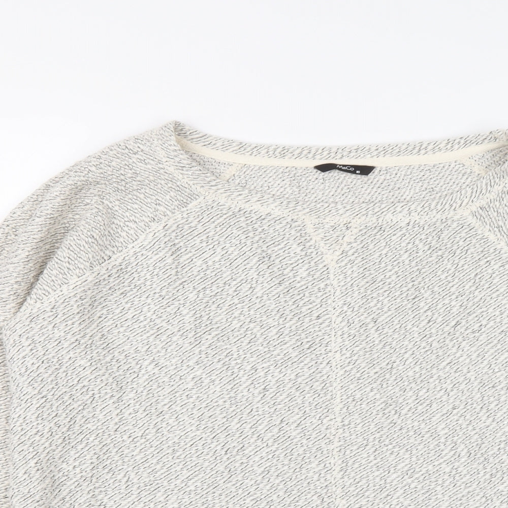 Womens UK Size 16 M&Co Grey Pullover Jumper