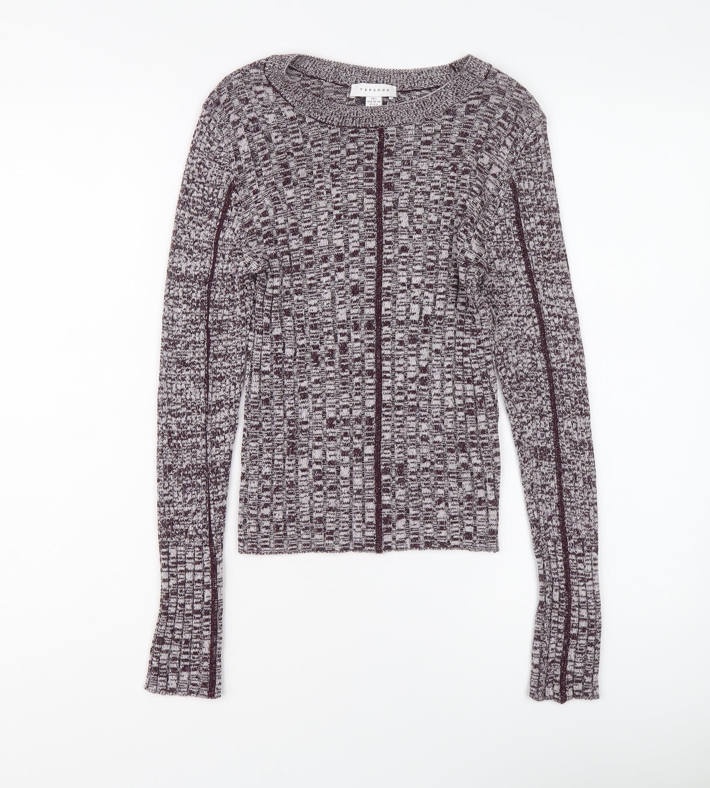 Womens UK Size S Topshop Purple Pullover Jumper