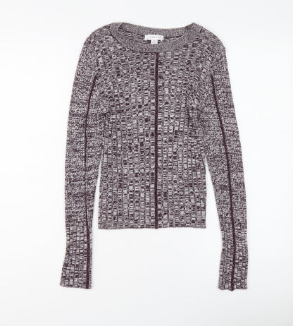 Womens UK Size S Topshop Purple Pullover Jumper