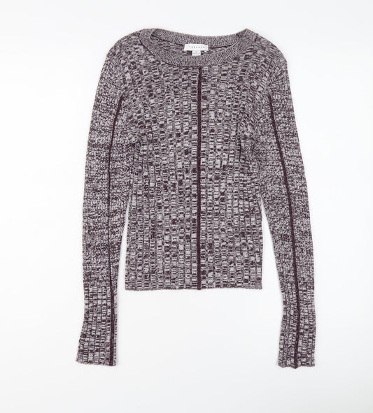 Womens UK Size S Topshop Purple Pullover Jumper
