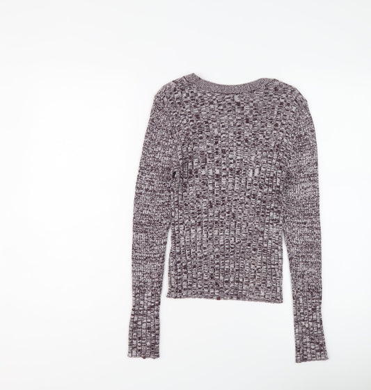 Womens UK Size S Topshop Purple Pullover Jumper