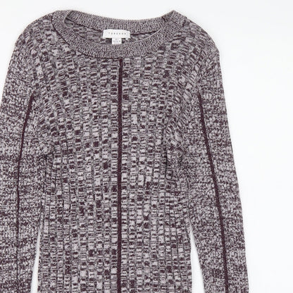 Womens UK Size S Topshop Purple Pullover Jumper
