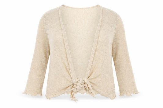 Womens UK Size 16 Tommy & Kate Beige Cardigan Jumper