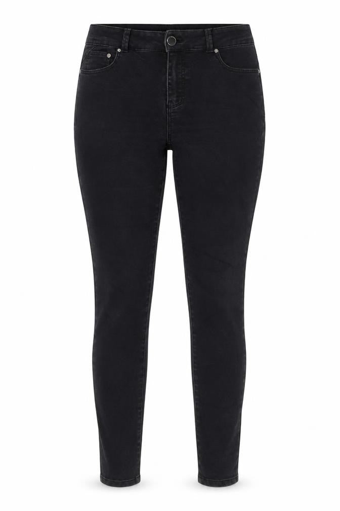 Womens UK Size 12 Denim & Co. Regular Fit Skinny Black Jeans