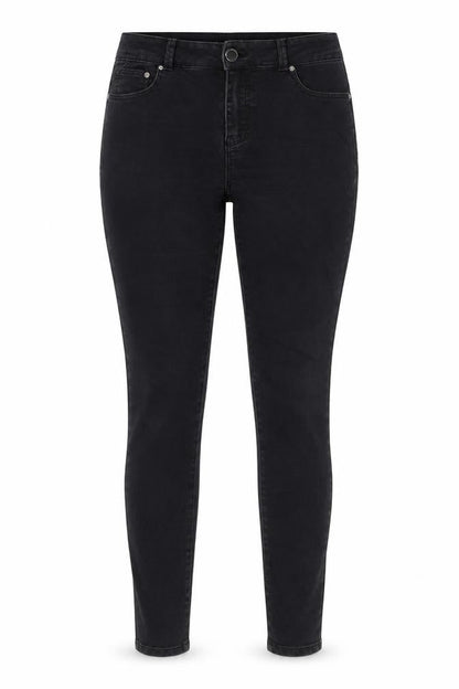 Womens UK Size 12 Denim & Co. Regular Fit Skinny Black Jeans