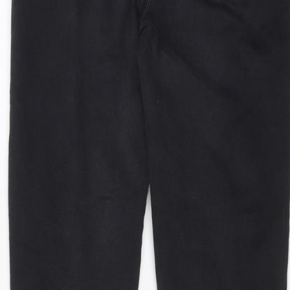 Denim & Co. Womens Black Cotton Skinny Jeans Size 12 L27 in Regular Button