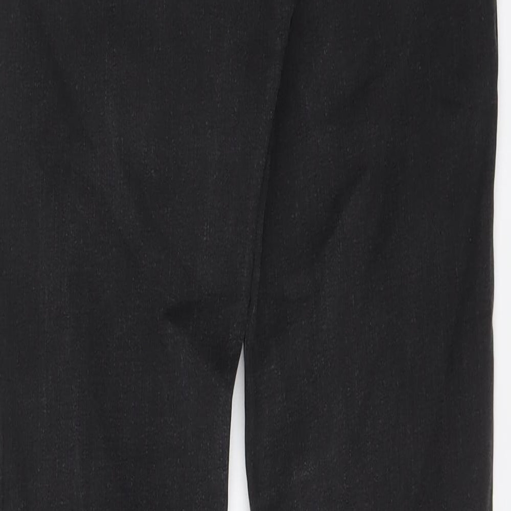 Zara Womens Grey Cotton Skinny Jeans Size 10 L32 in Regular Button