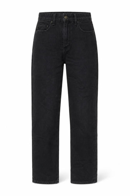 Collusion Womens Grey Cotton Straight Jeans Size 24 in L28 in Regular Button