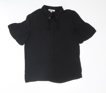Womens UK Size 6 Koton Black Basic Blouse