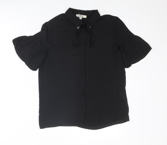 Womens UK Size 6 Koton Black Basic Blouse