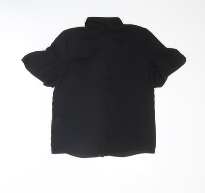 Womens UK Size 6 Koton Black Basic Blouse