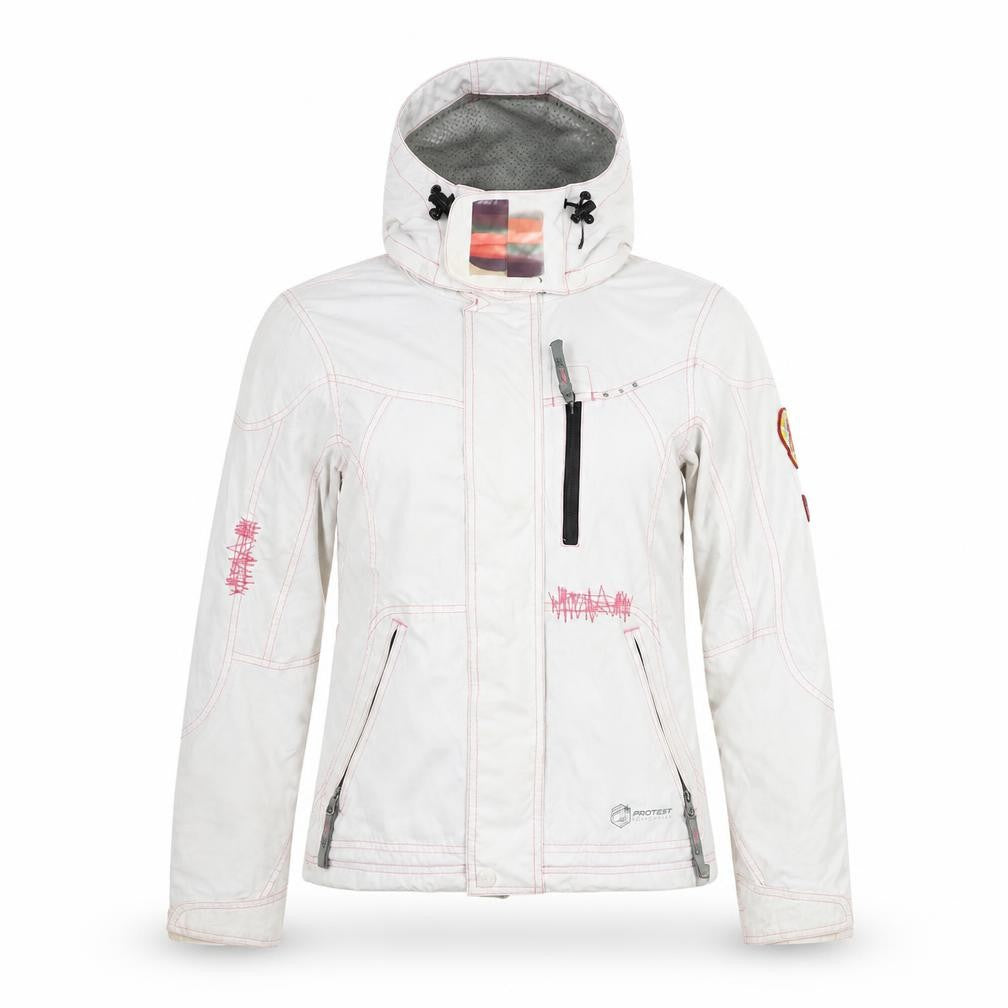 Womens UK Size XS Protest White Windbreaker Coat