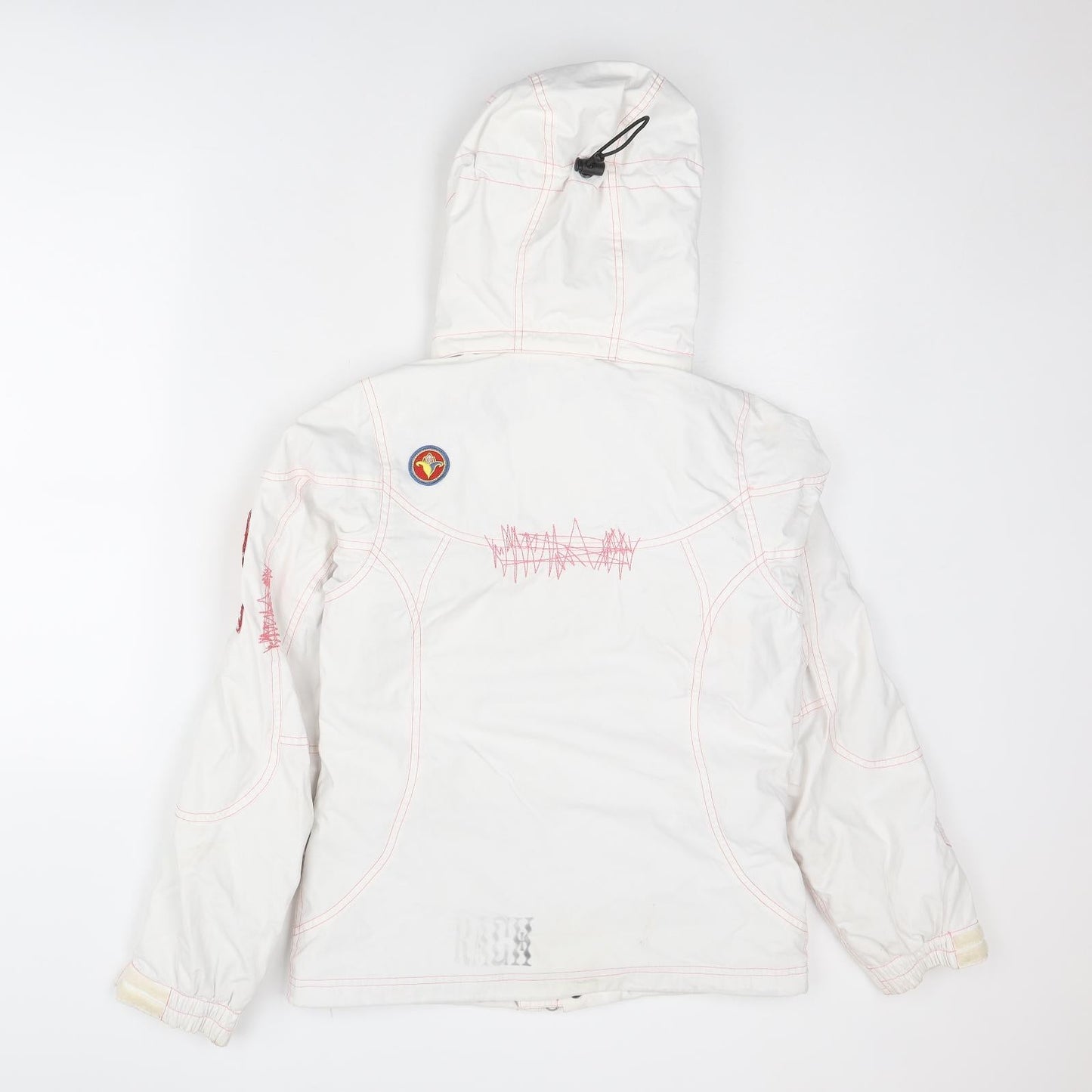 Womens UK Size XS Protest White Windbreaker Coat