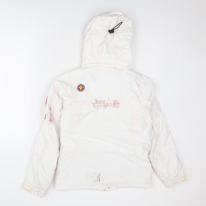 Womens UK Size XS Protest White Windbreaker Coat