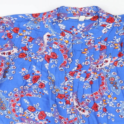 Womens UK Size 18 Per Una Multicoloured Basic Button-Up