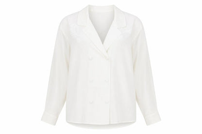 Womens UK Size 16 First Avenue White Basic Button-Up