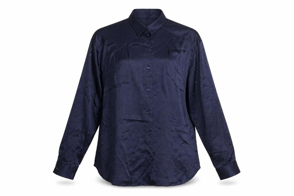 Womens UK Size 10 St Michael Blue Basic Button-Up