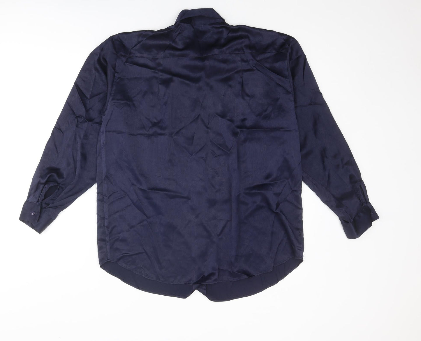 Womens UK Size 10 St Michael Blue Basic Button-Up