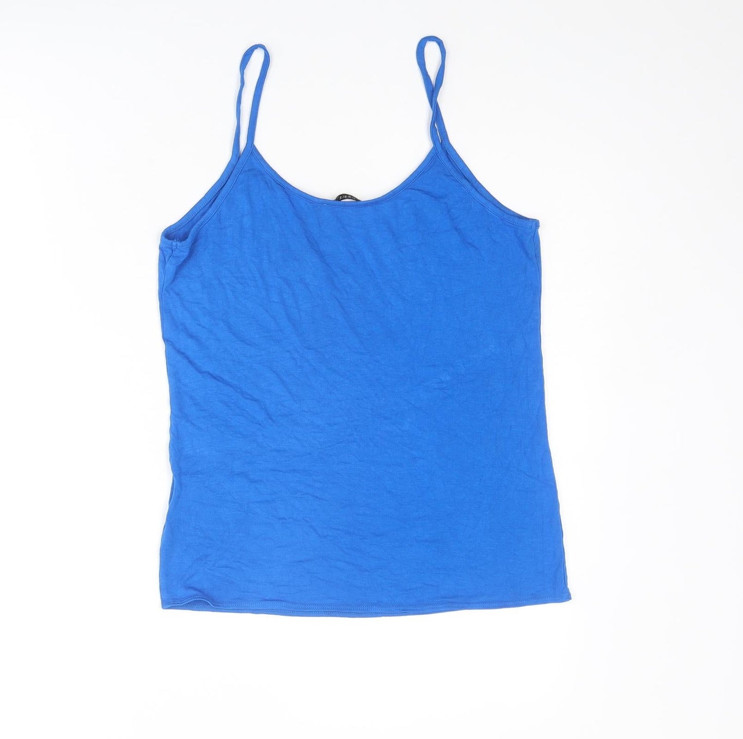 Womens UK Size M Oasis Blue Basic Tank