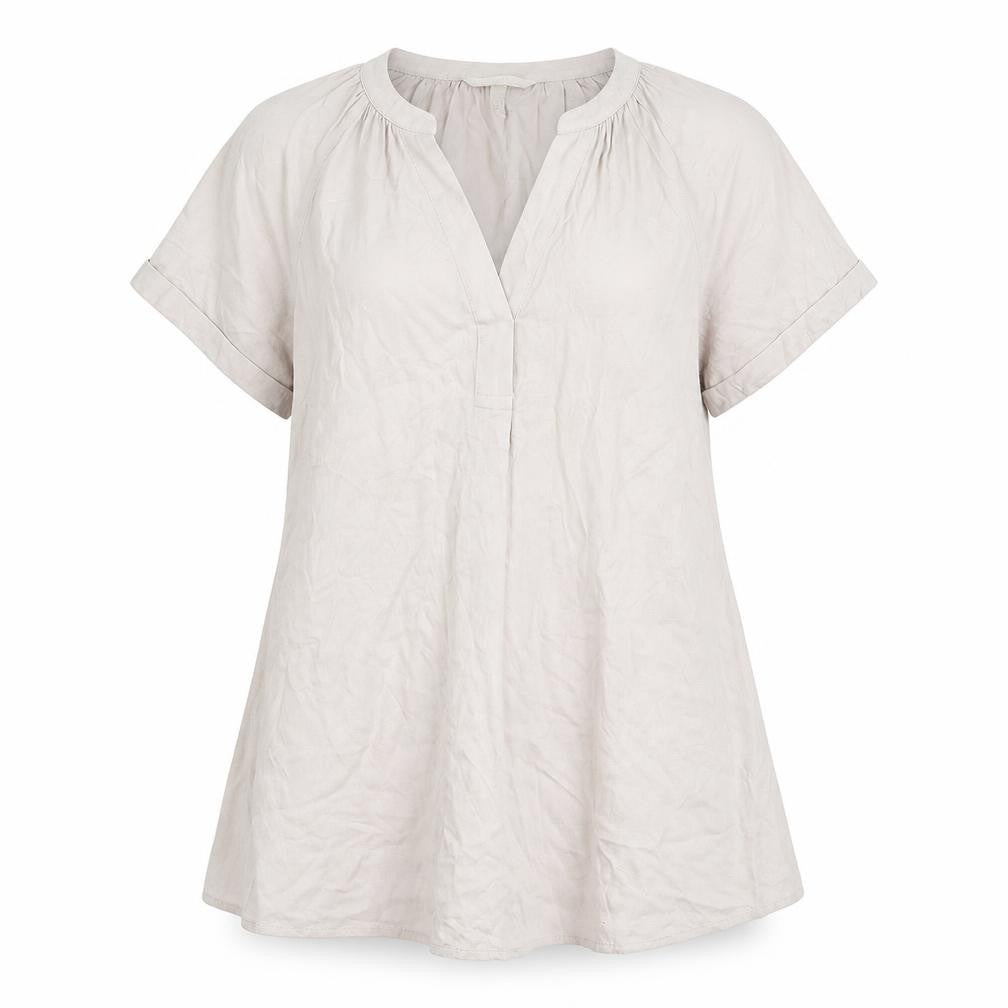Womens UK Size S H&M Pink Basic Blouse