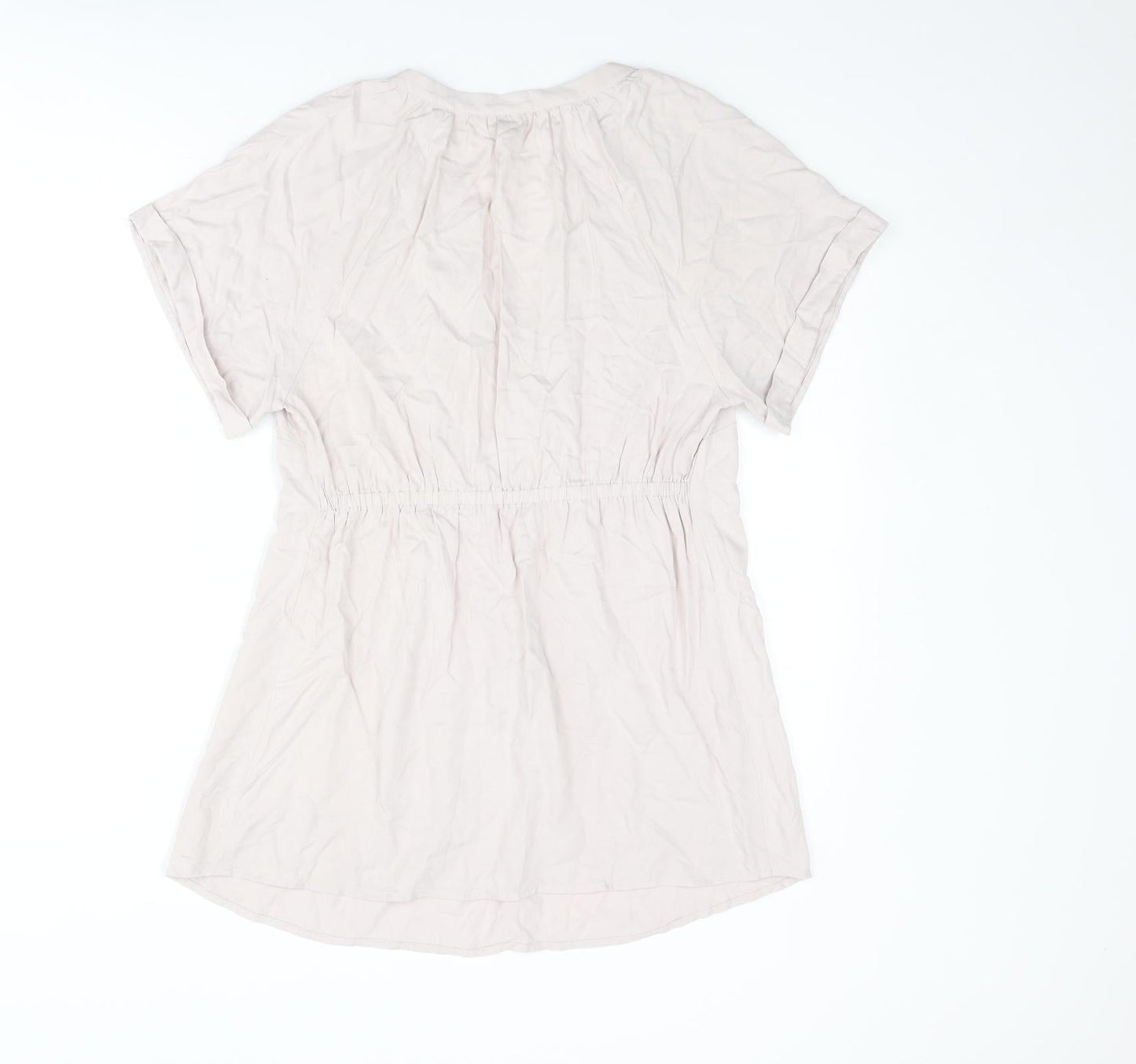 Womens UK Size S H&M Pink Basic Blouse