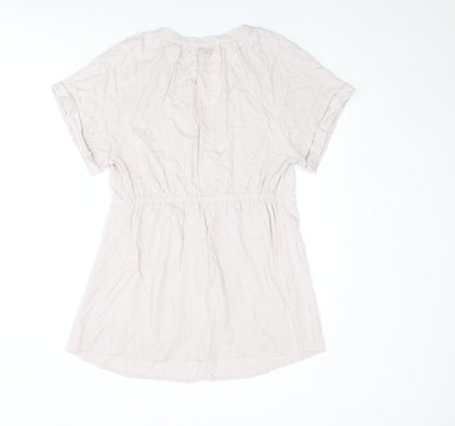 Womens UK Size S H&M Pink Basic Blouse