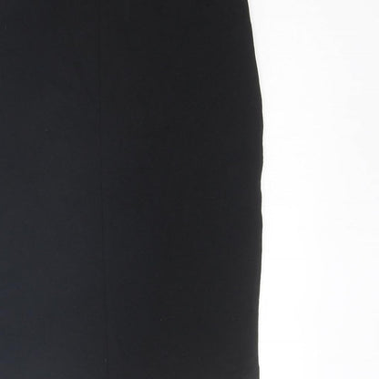 ASOS Womens Black Cotton Bandage Skirt Size 4