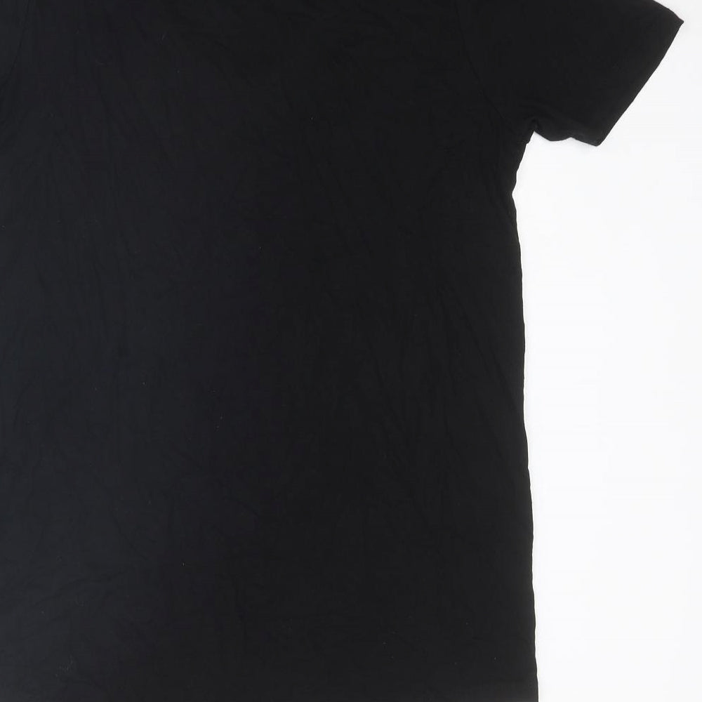 Womens UK Size 10 Select Black Basic T-Shirt