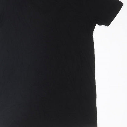Womens UK Size 10 Select Black Basic T-Shirt