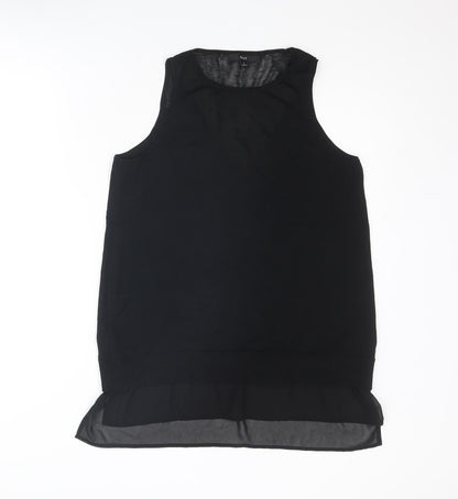 Womens UK Size M NEXT Black Vest Jumper