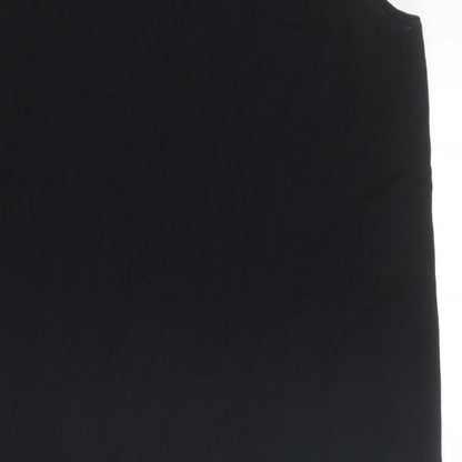 Womens UK Size M NEXT Black Vest Jumper