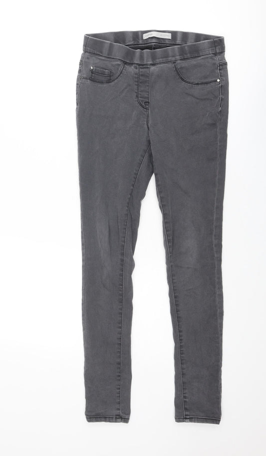 George Womens Grey Cotton Jegging Jeans Size 8 Regular