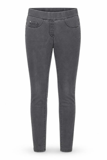Womens UK Size 8 George Regular Fit Jegging Grey Jeans
