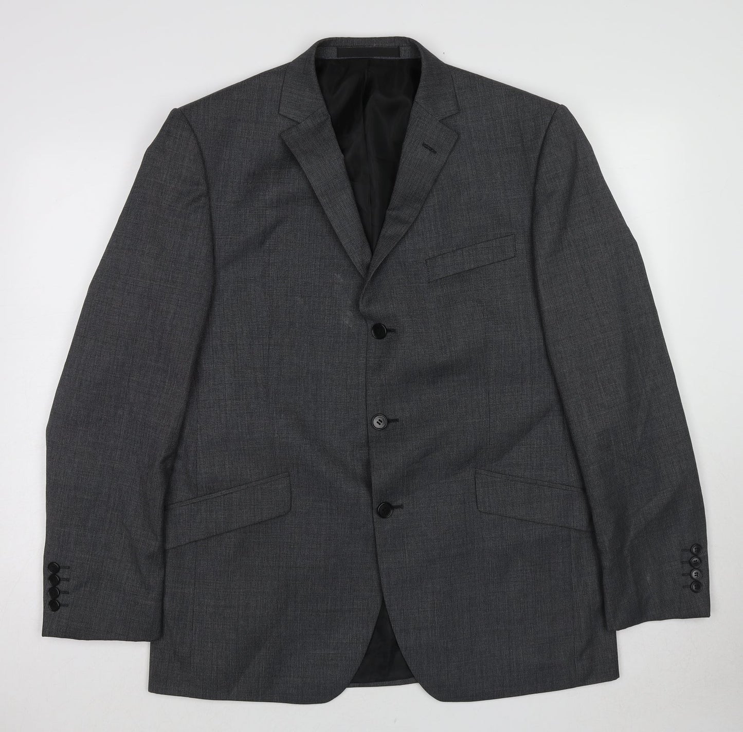 Mens UK Size 42 Marks and Spencer Regular Grey Suit Jacket