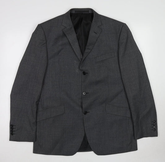 Mens UK Size 42 Marks and Spencer Regular Grey Suit Jacket