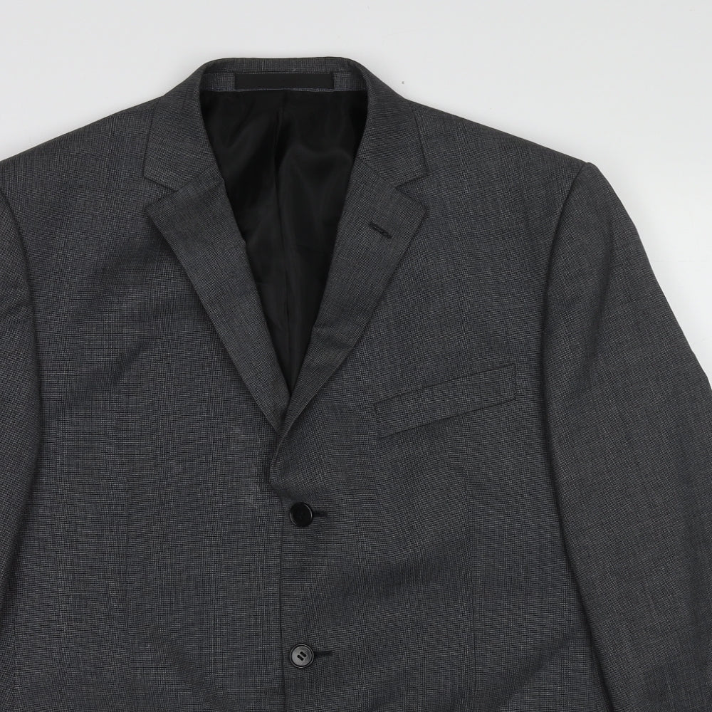 Mens UK Size 42 Marks and Spencer Regular Grey Suit Jacket