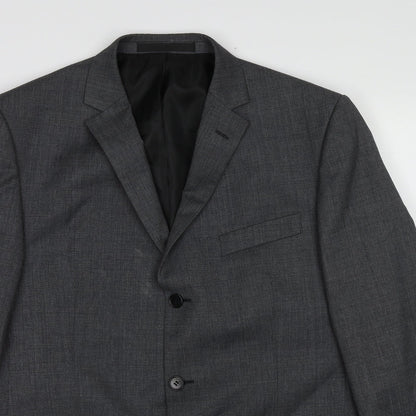 Mens UK Size 42 Marks and Spencer Regular Grey Suit Jacket