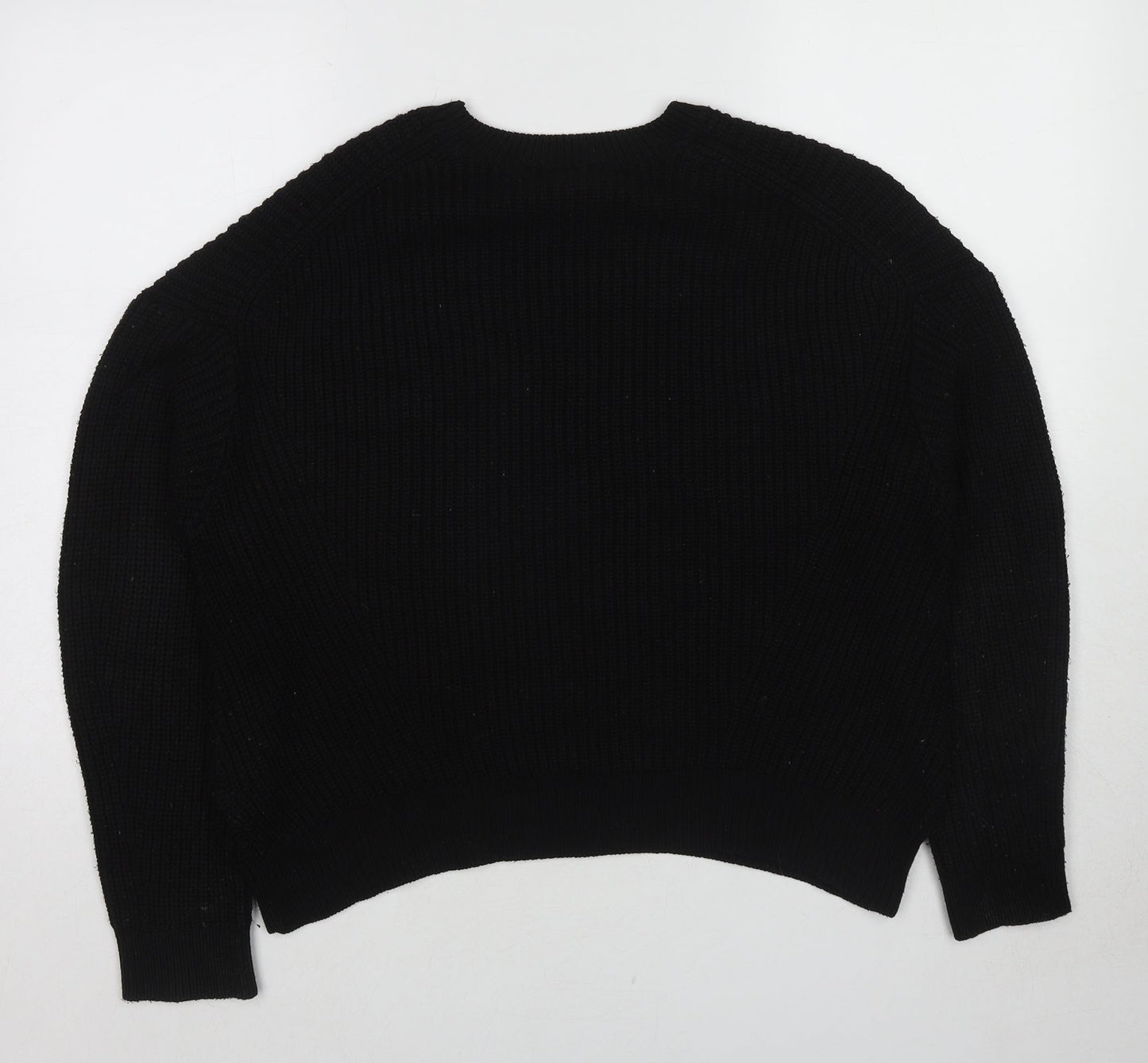 Womens UK Size S New Look Black Pullover Jumper