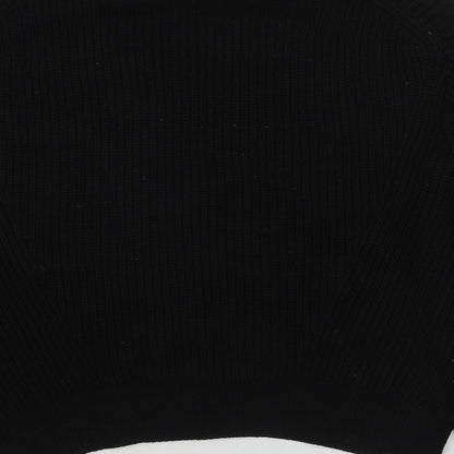 Womens UK Size S New Look Black Pullover Jumper