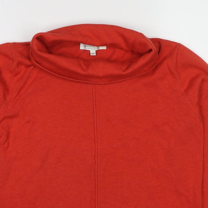 Womens UK Size M Signature Red Pullover Jumper
