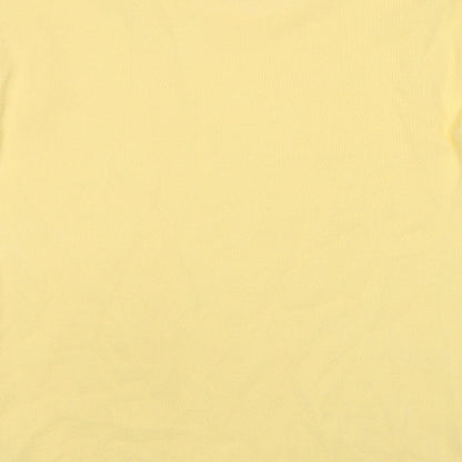 Womens UK Size M Pure & Natural Yellow Pullover Jumper