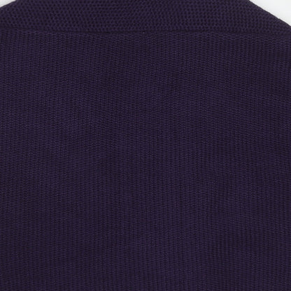 Womens UK Size 14 Untold Purple Cardigan Jumper