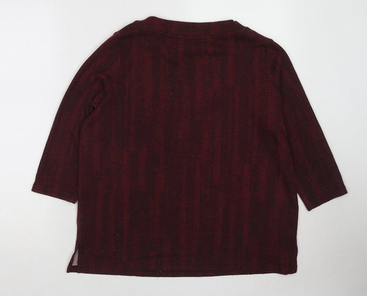 Womens UK Size 16 Marks and Spencer Red Pullover Jumper