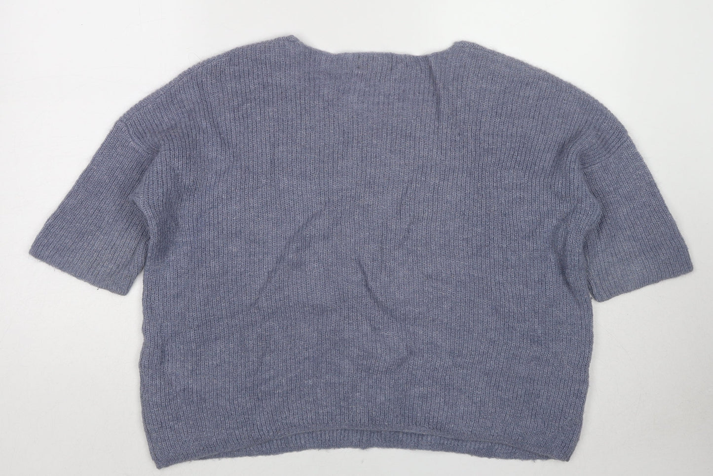 Womens UK Size S Soaked in Luxury Blue Pullover Jumper