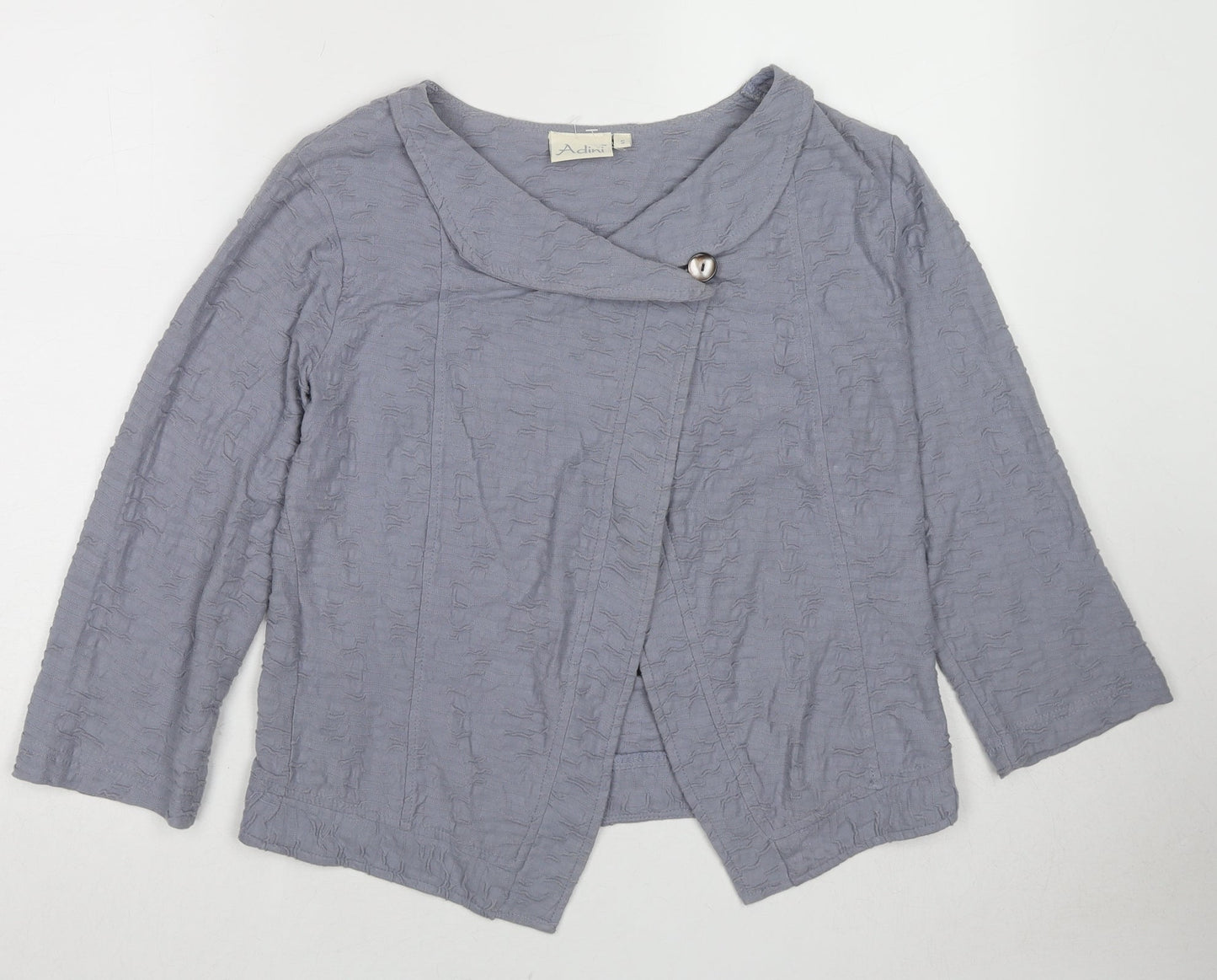 Womens UK Size S Adini Blue Cardigan Jumper