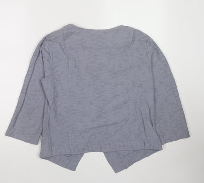 Womens UK Size S Adini Blue Cardigan Jumper