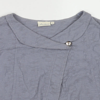 Womens UK Size S Adini Blue Cardigan Jumper