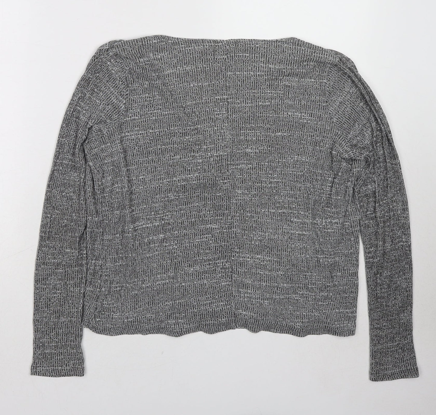 Womens UK Size 10 River Island Grey Basic Blouse