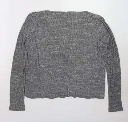 Womens UK Size 10 River Island Grey Basic Blouse